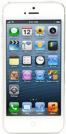 Смартфон Apple iPhone 5 32Gb White & Silver - Нижний Тагил